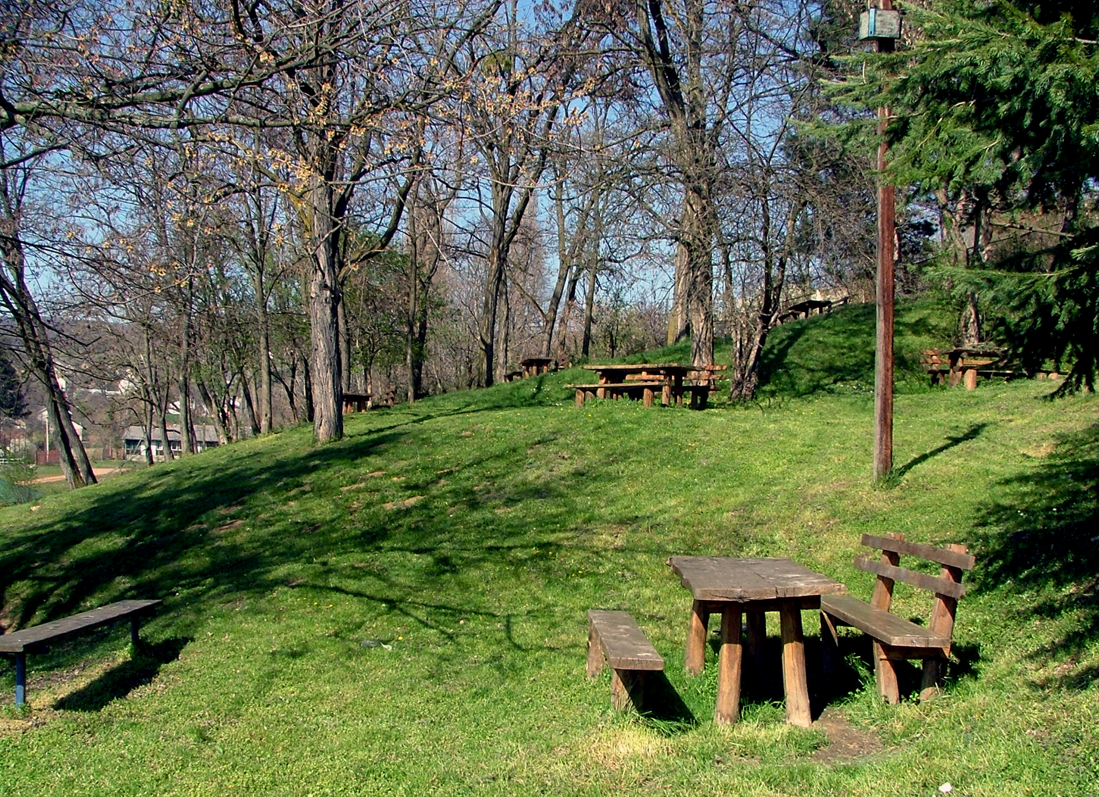 Klupe u nacionalnom parku Fruška Gora